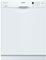 Bosch 24" 300 Series White Undercounter Dishwasher