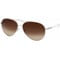 Prada SPR 51M White Unisex Aviator Sunglasses - SPR51M1BC6S1
