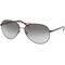 Prada Gunmetal Aviator Mens Sunglasses