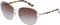 Prada SPR 58MS Havana Ladies Aviator Sunglasses