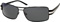 Prada SPR 65HS Black Satin Mens Sunglasses