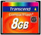 Transcend 133X High-Speed 8GB Compact Flash Card