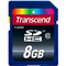 Transcend 8GB Secure Digital High-Capacity (SD)(SDHC) Class 10 Memory Card