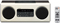 Yamaha White Desktop Audio System