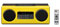 Yamaha Yellow TSX-112 Desktop Audio System