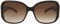 Tory Burch Brown Screen Oversized Square Womens Sunglasses