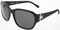 Tory Burch Black Oversized Square Womens Sunglasses