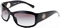 Tory Burch Black Wrap Around Frame Womens Sunglasses