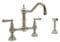 Rohl Perrin & Rowe Kitchen Collection Bridge Satin Nickel Kitchen Faucet 