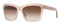 Versace Square Pink Frame Womens Sunglasses