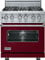 Viking 30" Pro-Style Burgundy Dual-Fuel Range