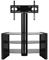 Omnimount Verona Series 47FP 37"-47" Black Video Stand And Mount