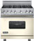 Viking 36" Pro-Style Biscuit Freestanding Gas Range