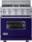 Viking 30" Professional Custom Series Cobalt Blue Freestanding Gas Range