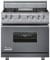 Viking 36" Pro-Style Graphite Gray Freestanding Gas Range