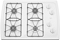 Whirlpool 30" White Gas Cooktop