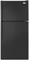Whirlpool Black Top Freezer Refrigerator