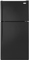 Whirlpool Black Top Freezer Refrigerator