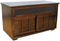 BellO European Deep Brown Finish Wood Audio Video Cabine