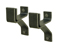 Enclume Hammered Steel 4" Wall Brackets