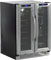 Avanti 24" Stainless Steel Side-By-Side Dual Zone Wine And Beverage Cooler