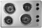 Whirlpool 30" Stainless Steel Electric Cooktop