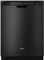 Whirlpool Black Built-In Dishwasher