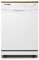 Whirlpool 24" White Portable Dishwasher