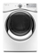 Whirlpool Duet White Electric Steam Dryer With Advanced Moisture