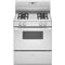 Whirlpool 30" White Freestanding Gas Range