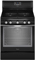 Whirlpool 30" Black Freestanding Gas Range