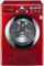 LG Extra Large Capacity Wild Cherry Red Front Load SteamWasher