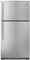 Whirlpool 21 Cu Ft Stainless Steel Top Freezer Refrigerator