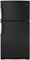 Whirlpool 21 Cu Ft Black Top Freezer Refrigerator