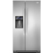 Whirlpool WSF26D4EXY Monochromatic Stainless Steel Side-By-Side Refrigerator