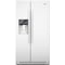 Whirlpool WSF26D4EXW White Side-By-Side Refrigerator
