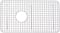 Rohl RC3018 White Kitchen Sink Grid