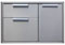 DCS Brushed Stainless Steel Outdoor Grill Built In Access Drawers
