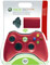 Microsoft Xbox 360 Special Edition Red Wireless Controller Play And Charge Kit