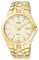 Citizen Eco-Drive WR100 Champagne Dial Gold Tone Mens Watch