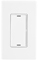 Control4 Light Almond Wireless 2 Button Keypad