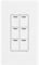 Control4 White Wireless 6 Button Keypad