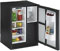 U-Line 24" Echelon Series Clear Combo Undercounter Ice Maker Refrigerator Combo - Black Finish