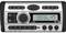 Clarion Watertight Marine CD Receiver