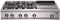 DCS 48" Stainless Steel Professional Gas Cooktop