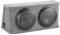 JL Audio CS212RG-W1v2-2 Gray Two Sealed PowerWedge Mobile Box Subwoofer