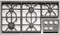 Wolf 36" Gas Cooktop - Stainless Steel Finish