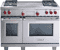 Wolf 48" Dual Fuel Double Oven Range - Stainless Steel Finish