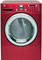 LG Cherry Red XL Capacity Gas Steam Dryer