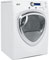 GE White Profile Series Colossal Capacity Electric Dryer